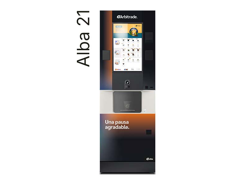 Máquina expendedora café Alba 21 2 maquina expendedora alba arbitrade