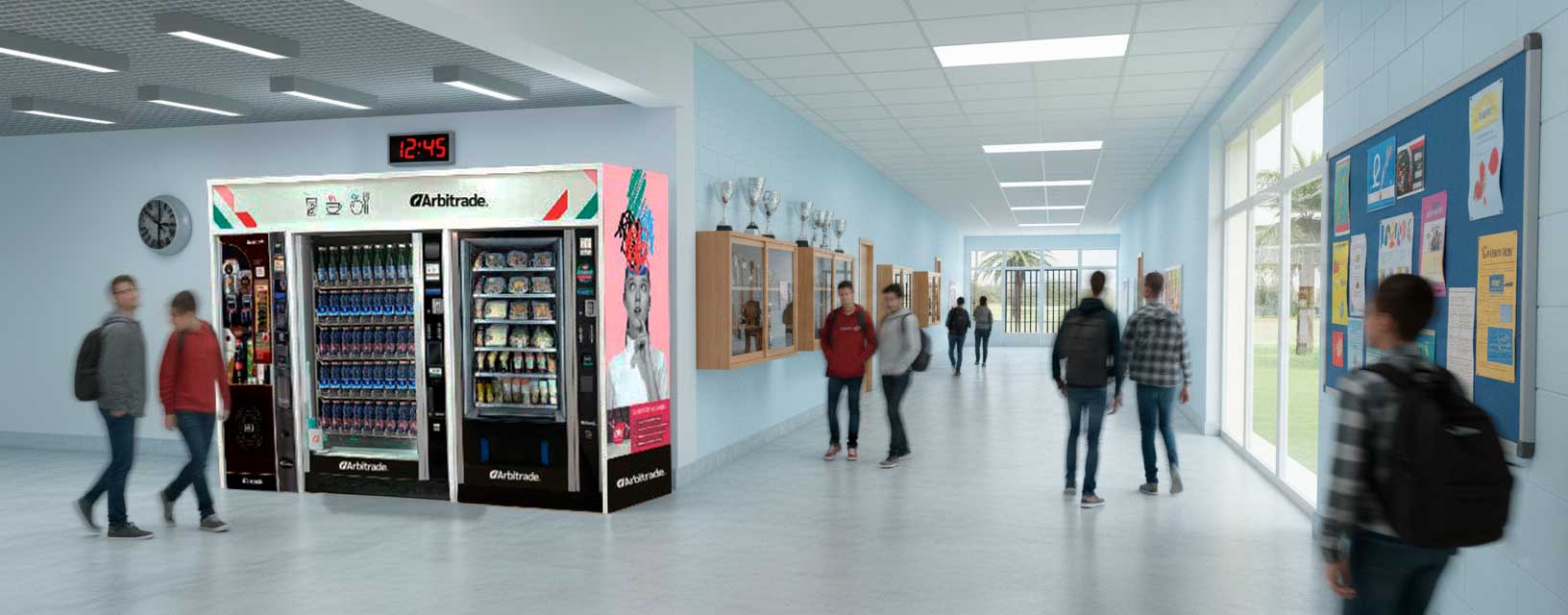 Colegios Servicio vending en colegios e institutos