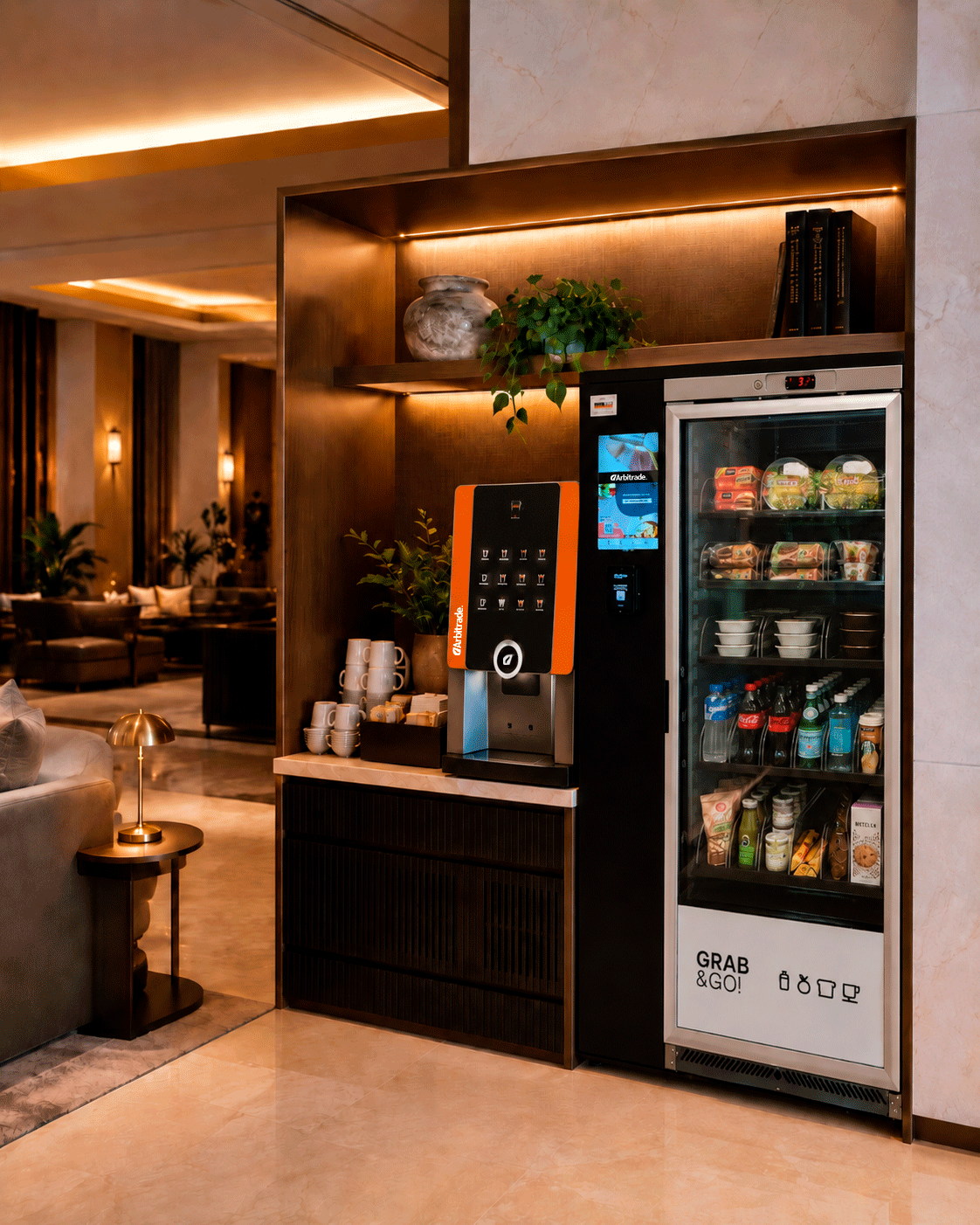 CoffeeCorner Servicio vending para hoteles