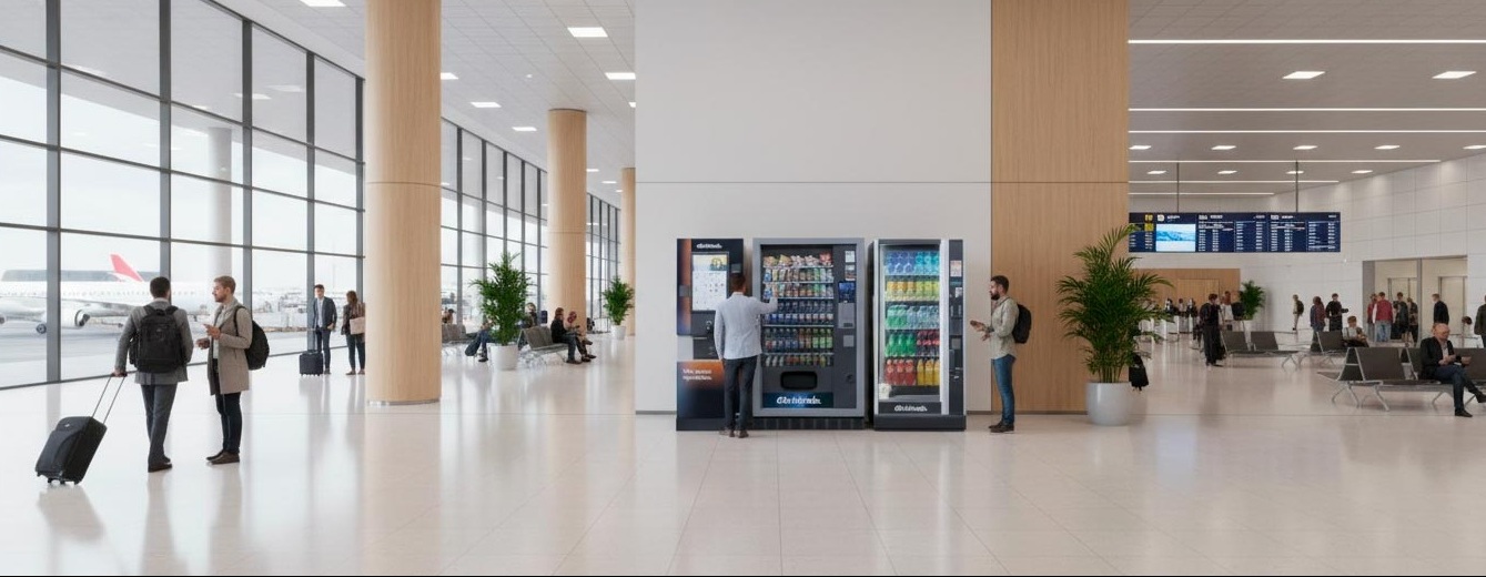 vending aeropuerto recortado 1 Servicio vending en el turismo y gran comercio